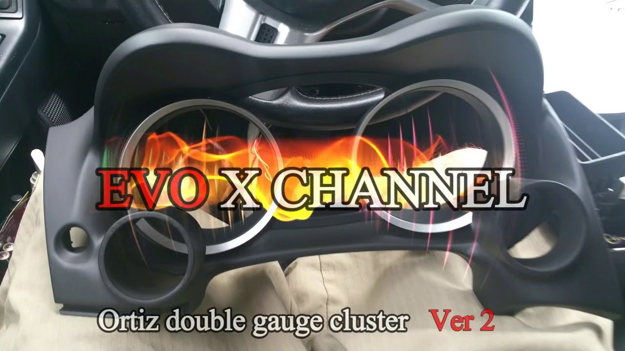 Ortiz Evo X gauge cluster v2 YouTube