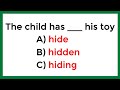 English Grammar Challenge | Can You Score a Perfect 100%? #115