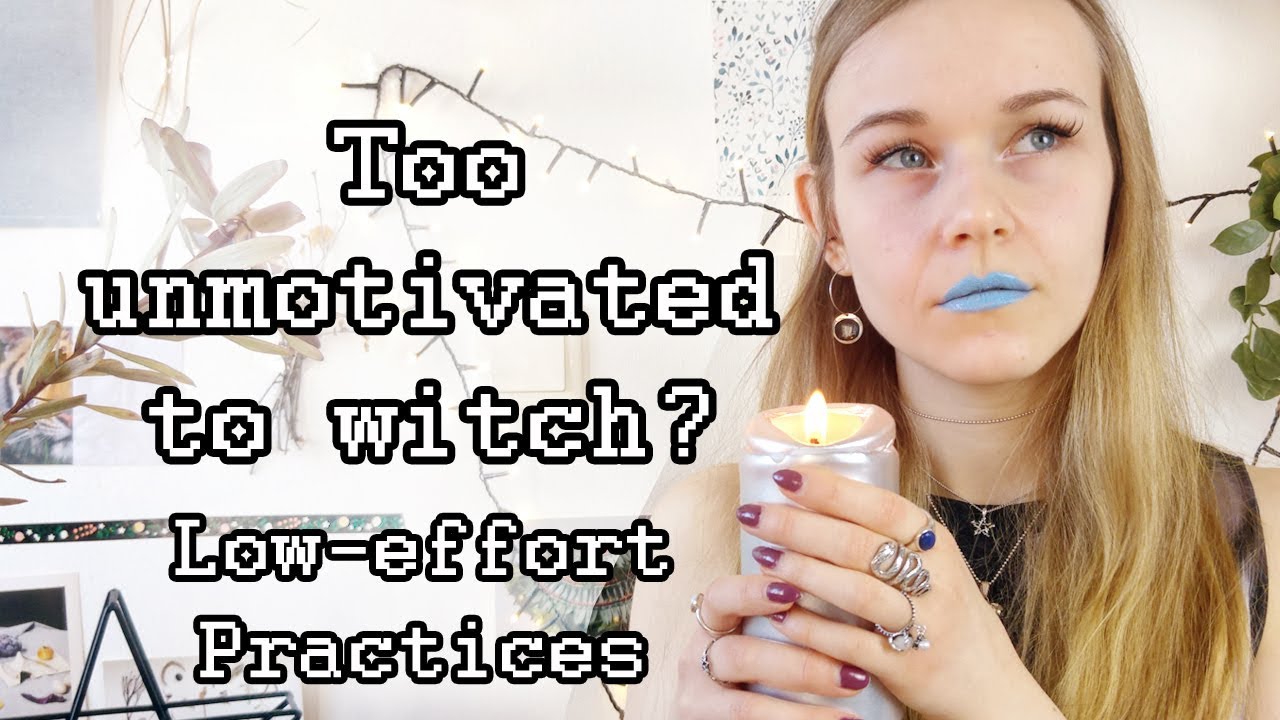 Easy Witchcraft Practices for New Moons, Full Moons & Sabbats | Depression & Witchcraft [CC]