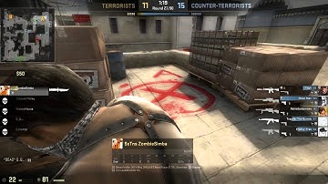 CS:GO AK-47 Jumpshot Oneshot Headshot Wallbang