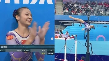 Qiu Qiyuan 🇨🇳 - GOLD 🥇 - HIGHEST Score - 15,566 Uneven Bars - Chinese Nationals 2024