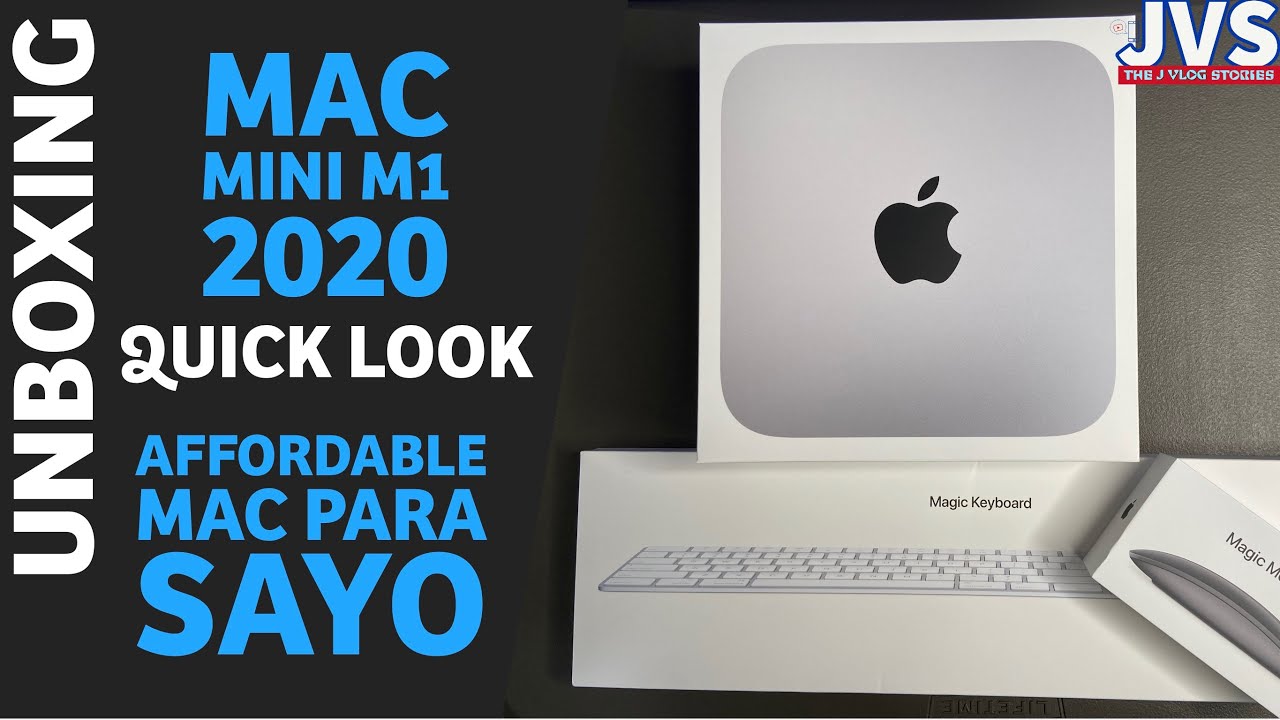 Mac Mini M1 2020 Unboxing and First Impressions - Filipino | 512GB
