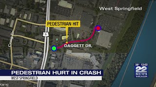 Pedestrian hit by car on Daggett Drive in West Springfield