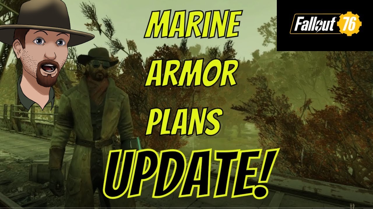 Fallout 76 Where to Find Marine Armor Plans UPDATE! YouTube