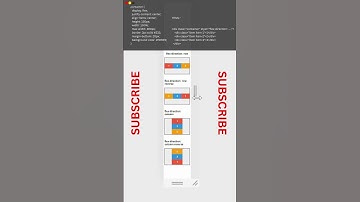 Stop !! all flexbox direction property in one shorts #shorts #css #css3 #frontend #coderbro04