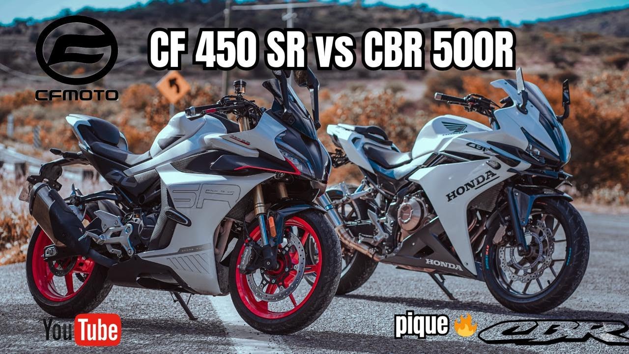 CF MOTO 450 SR VS CBR 500R / Un digno RIVAL / PIQUE de Motos
