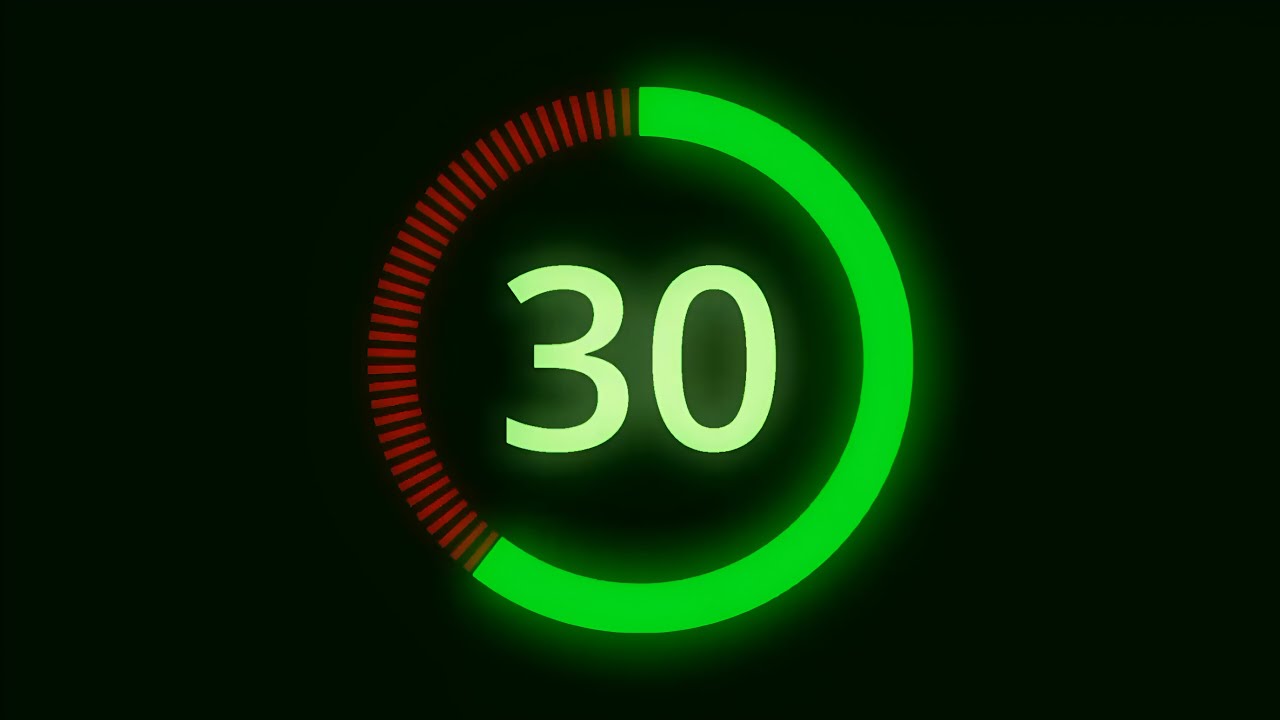 30 Second Timer Half Minute Countdown YouTube 30-second-timer-half-minute-countdown-youtube