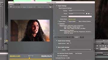 Learn Premiere Pro CS5 - Custom Export Settings