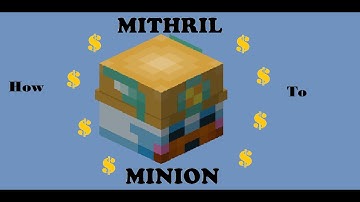 How To Make A Mithril Minion #skyblock