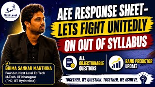 AEE Response sheet- All objectionable Questions, Rank Predictor update