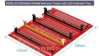 DDR3/4/5 RDIMM/UDIMM Memory Tester with LED Indicator Type ... — Top Pick 2026 | Unbeatable Price!