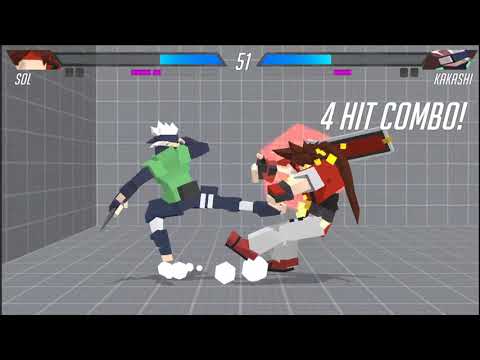 Vita Fighters - Sol Badguy Reveal (Sol vs Kakashi)