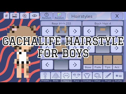 Gachalife Hairstyle For Boys Youtube