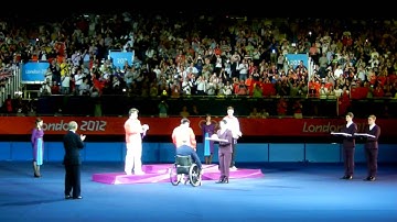 Zhang Jike - Gold Medal Ceremony - Men