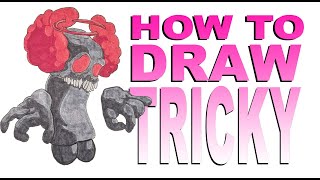 How to Draw Tricky Phase 4 (Friday Night Funkin)