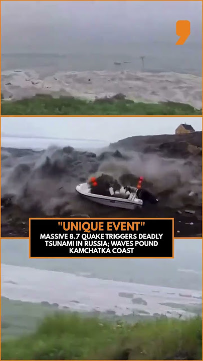 8.7 Earthquake Triggers 4m Tsunami Near Russia | “Unique Event,” Say Experts | News9