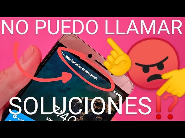 📱📶 QUÉ HACER si tu MÓVIL dice SOLO LLAMADAS de EMERGENCIA SOLUCIÓN 2024❓❕  