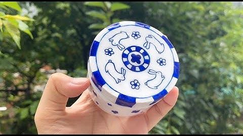 Making a trinket box with air dry clay