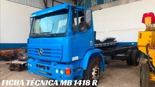 Mercedes Benz 1418 R -ficha técnica