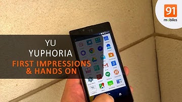 YU Yuphoria: First Look | Hands on | Price