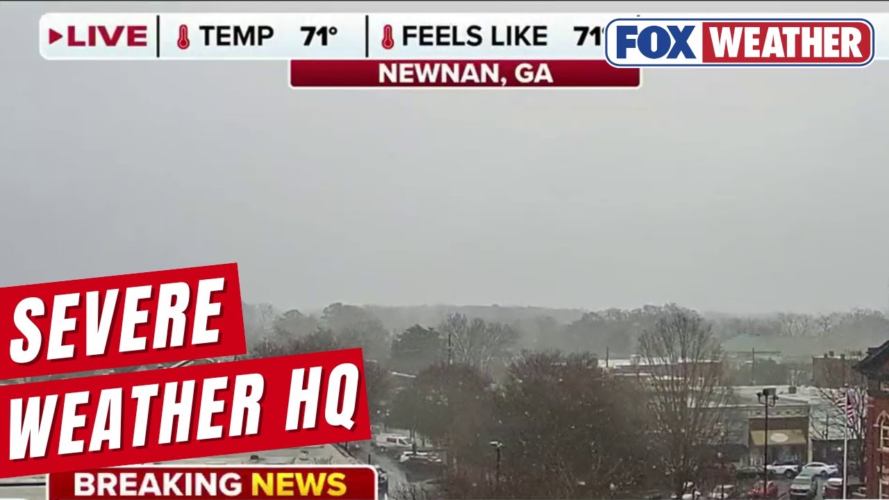 Confirmed Tornado Reported Near Atlanta Metro In Georgia - YouTube