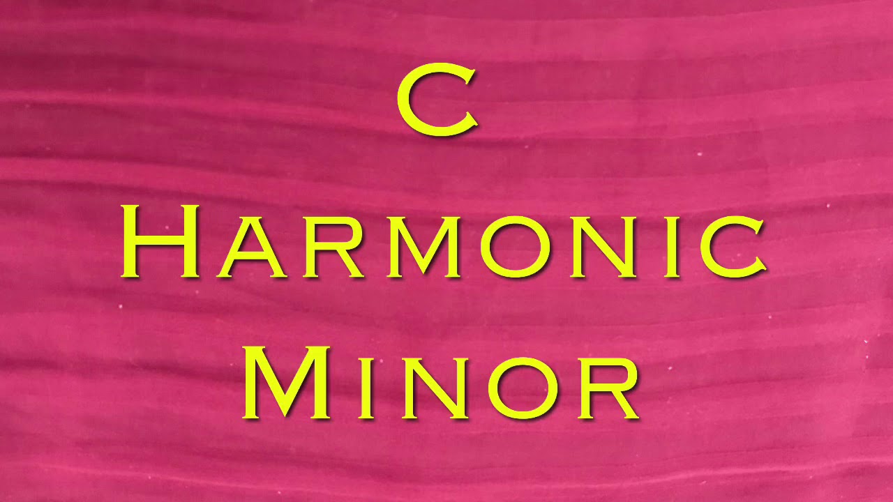 C harmonic minor scale for trombone - YouTube