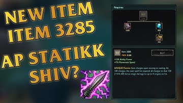 Item 3285 - Statikk Shiv For Mages?