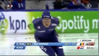 WK skating in Heerenveen 5000 meter Sven Kramer-Bart Swings 14-02-2015 ( HTML5)