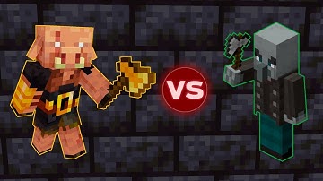 Piglin Brute vs Vindicator - Is Piglin Brute very aggressive? - Minecraft Mob Battle 1.16.2 (20w27a)