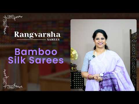 New Launch-Printed Bamboo silk sarees-Rangvarsha Sarees-Elegant woven jutes in affordable price