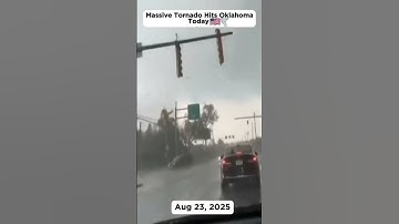 Insane Tornado Touchdown in Oklahoma TODAY! (Raw Footage)