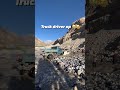High water flow due to glacier melt! Cars stuck for hours! #ladakh #glacier