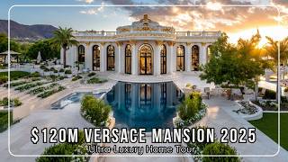 Inside the $120M Versace Mansion 2025 | Ultra-Luxury Home Tour 🏛️✨