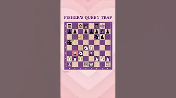 Bobby Fischer's Queen Trap In CHESS for White !