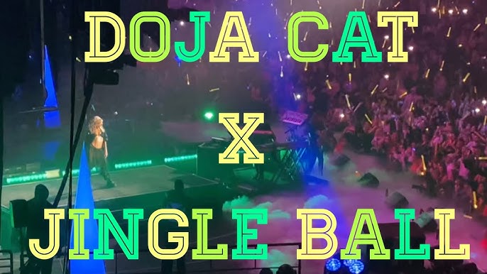 Doja Cat Shines in Glittery Halter Top and Sheer Harem Pants at 2021 Jingle  Ball