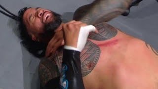 Gunther Badly Broken Jey Uso In Monday Night Raw