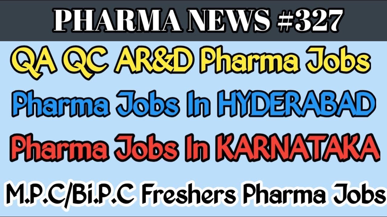 PHARMA NEWS #327 || HETERO GRANULES RAICHEM Pharma Jobs For Freshers & Experience #PharmaGuide pharma education center pec