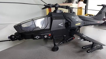 1/18 Scale Black Mamba Gi Joe Gunship Helicopter Custom