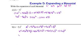 Ch 9 5 Binomial Expansion Ex 4 to 6