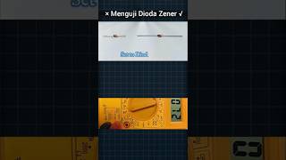 Testing Zener Diodes #youtubeshorts #viral #indo #electronics #zenerdiode #tech1001