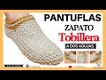 Tejiendo Pantuflas o Zapato Tobillero a Dos Agujas | Tejidos a Palillos