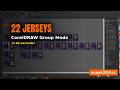 22 Jersey Numbers on One Sheet from CSV – CorelDRAW Group Mode | ExportPDF Demo