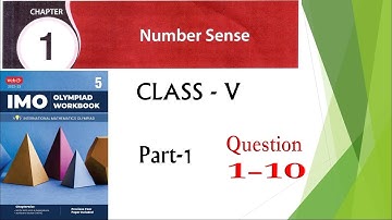 IMO | Number Sense IMO | Chapter 1 Number Sense | Class 5 IMO | Ques 1 to 10 | IMO Part 1 | #goalon