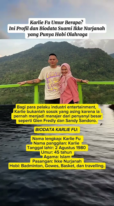 profil dan biodata karlie fu, suami ikke nurjanah yg ternyata gemar berolahraga #shortsfeed #shorts
