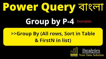 Power query group by tutorial in bangla P-4 | Power query tutorial in bangla