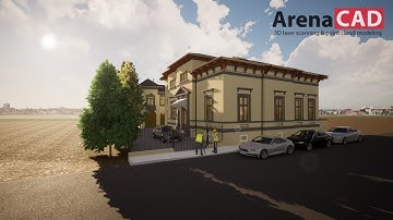 Fly through from point cloud to 3D BIM model!