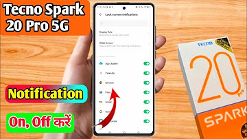 tecno spark 20 pro notification settings, tecno spark 20 pro notification off
