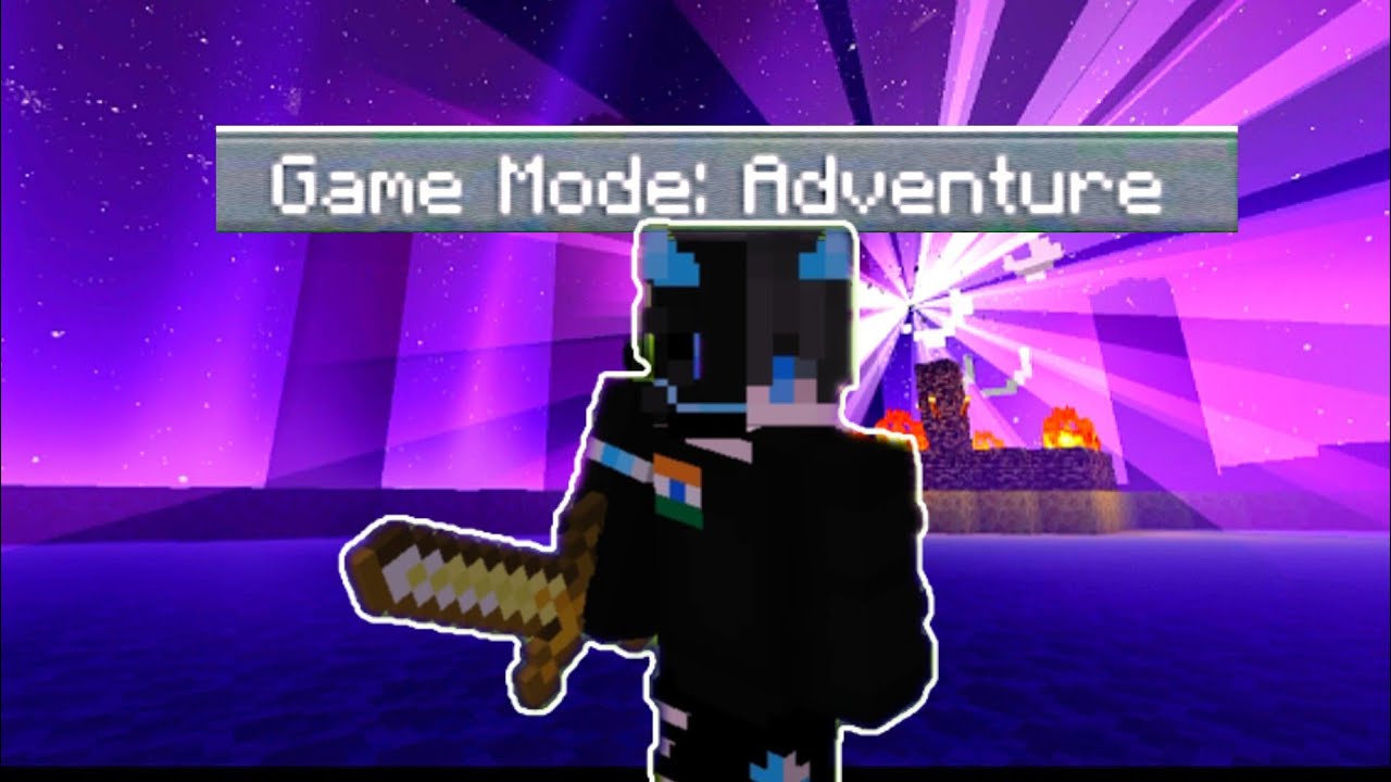 I BEAT MINECRAFT PE IN ADVENTURE MODE! - YouTube