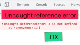 How to fix 'Uncaught ReferenceError: x is not defined' in JavaScript