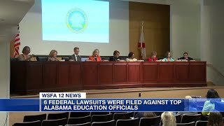 6 federal lawsuits filed against top Alabama education officials